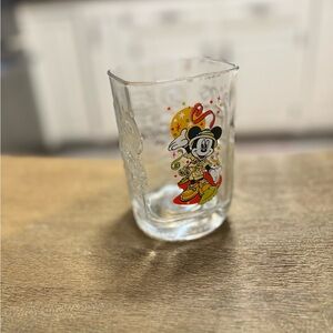 Mickey Mouse Glass Tumbler 2000 McDonalds Disney’s Animal Kingdom